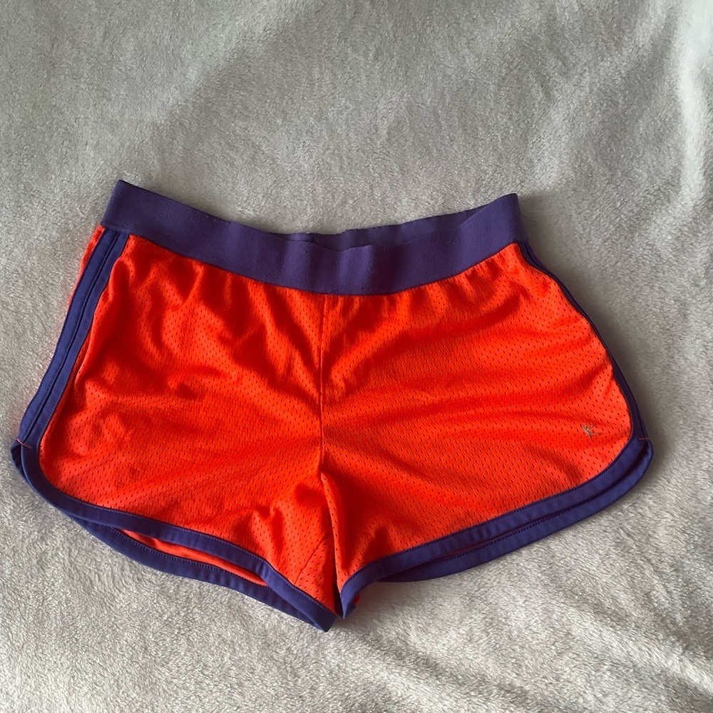 Danskin Now Women Orange Shorts Size L
